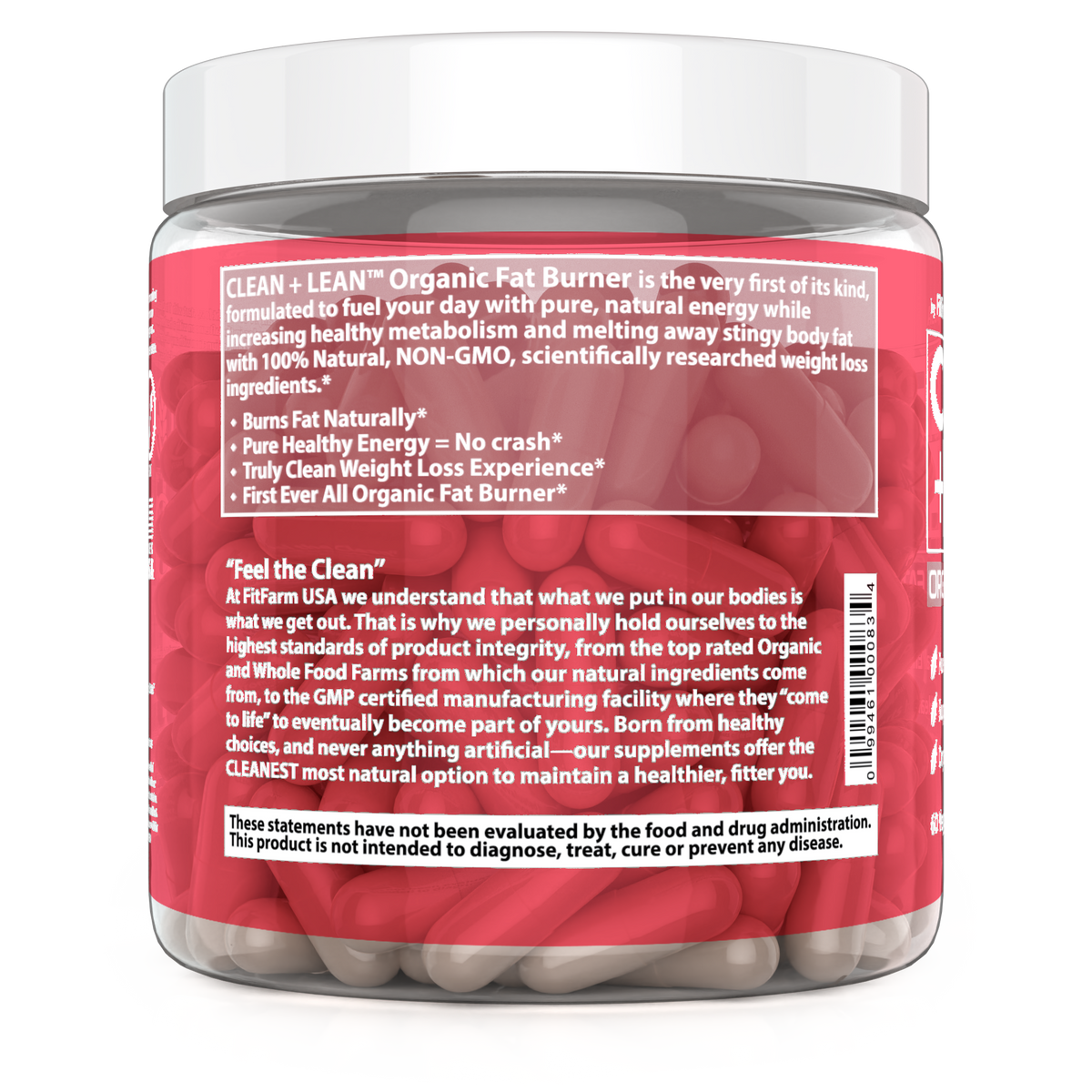CLEAN+LEAN ORGANIC FAT BURNER: FIRST EVER 100% ORGANIC FAT BURNER!