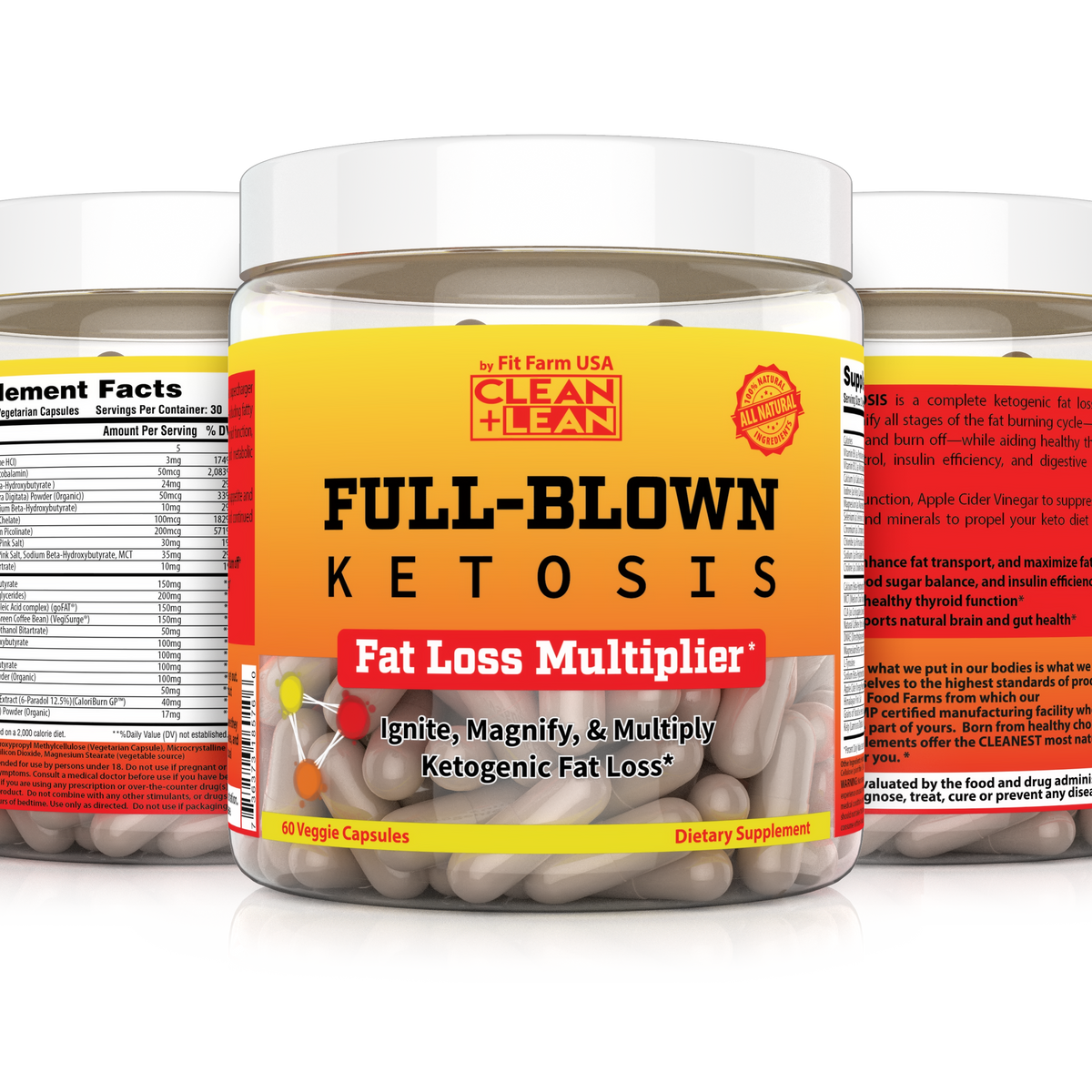 CLEAN+LEAN FULL-BLOWN KETOSIS: KETOGENIC FAT LOSS MULTIPLIER