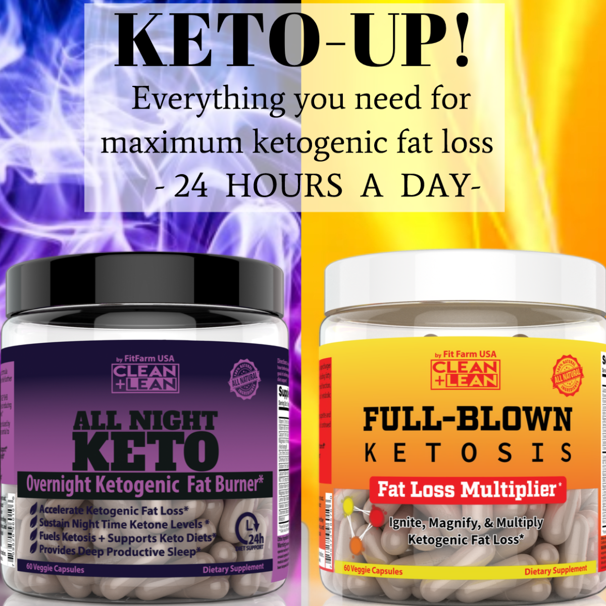 CLEAN+LEAN FULL-BLOWN KETOSIS: KETOGENIC FAT LOSS MULTIPLIER
